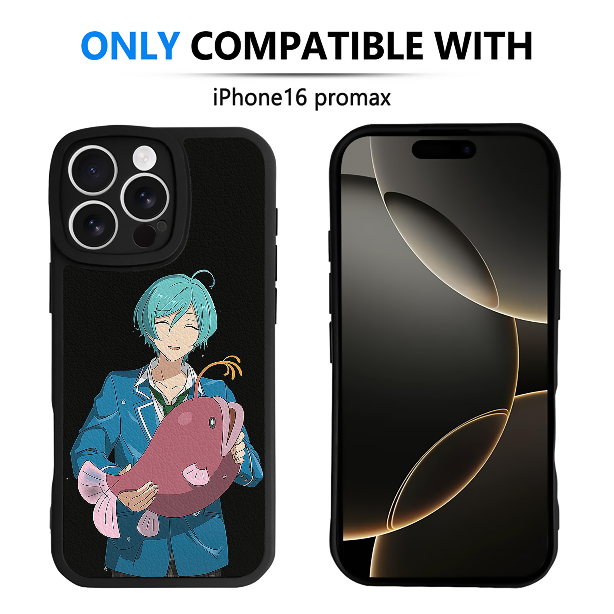 （画像用） あんさんぶるスターズ! Ensemble Stars 【iPhone 16シリーズ対応】シリコンスマホケース（レザー調） 材質：シリコン